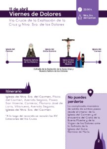 Procesiones Viernes de Dolores Valladolid